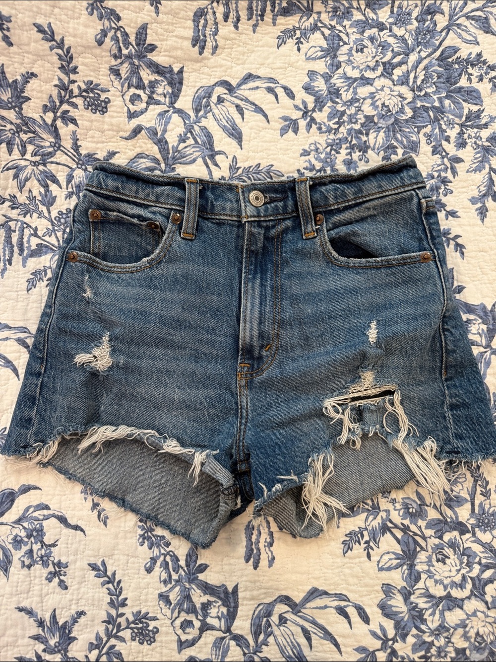 Abercrombie and Fitch Mom Short High Rise